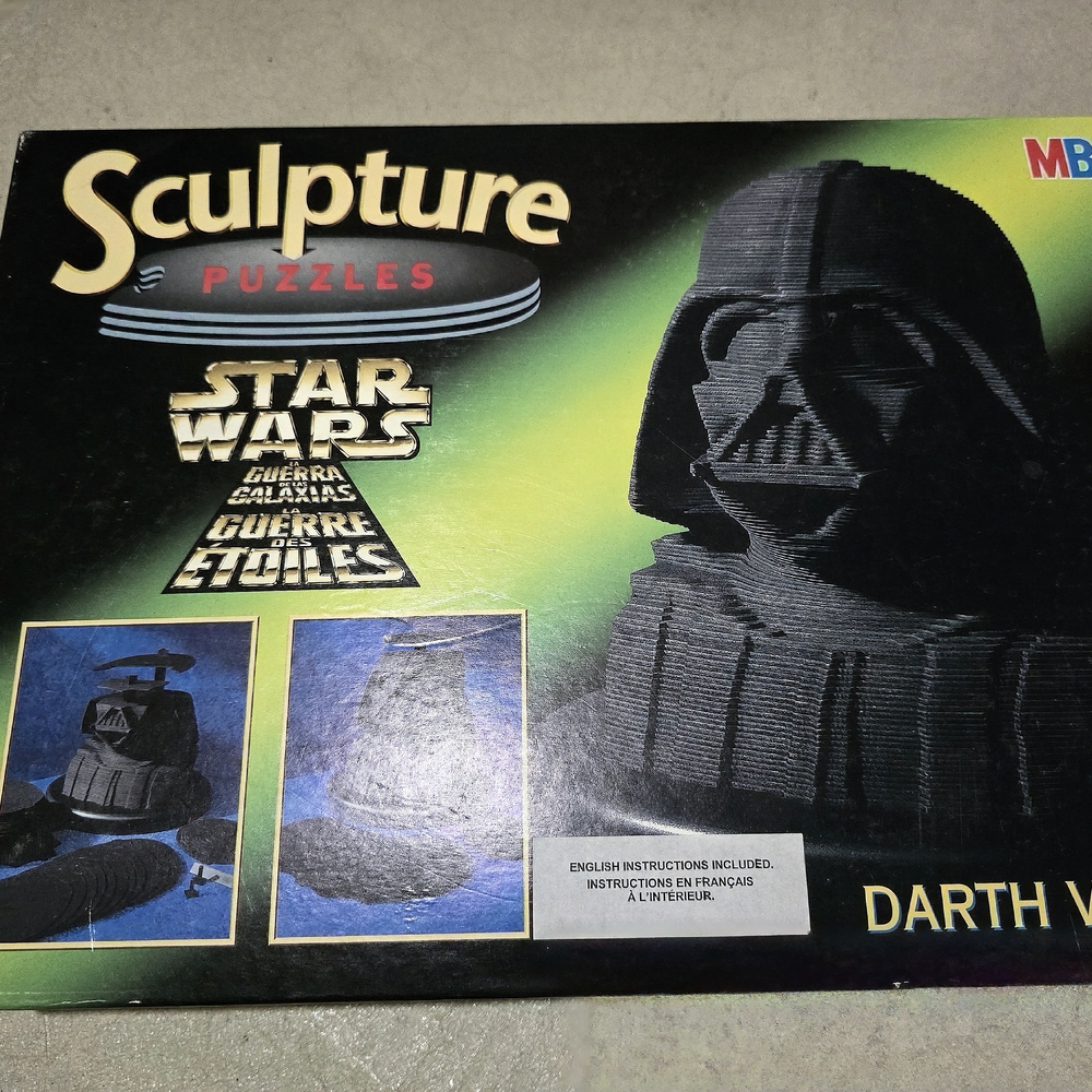 Vintage Star Wars Darth Vader Sculpture Puzzle